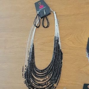 Necklace and earrings